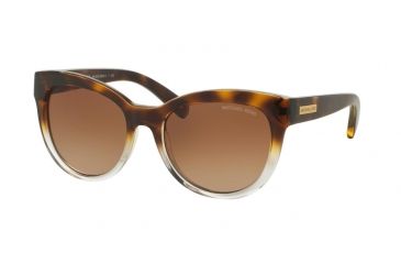 Image of Michael Kors MITZI I MK6035 Single Vision Prescription Sunglasses MK6035-312513-53 - Lens Diameter 53 mm, Frame Color Tortoise Clear