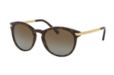 Image of Michael Kors MK2023F Single Vision Prescription Sunglasses MK2023F-3106T5-53 - Lens Diameter 53 mm, Frame Color Dk Tortoise/gold