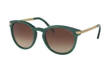 Image of Michael Kors MK2023F Single Vision Prescription Sunglasses MK2023F-318813-53 - Lens Diameter 53 mm, Frame Color Bottle Green Marble