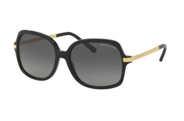 Image of Michael Kors MK2024F Single Vision Prescription Sunglasses MK2024F-3160T3-57 - Lens Diameter 57 mm, Frame Color Black/Gold