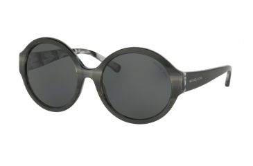 Image of Michael Kors GETAWAY MK2035F Single Vision Prescription Sunglasses MK2035F-321187-55 - Lens Diameter 55 mm, Frame Color Black / Horn