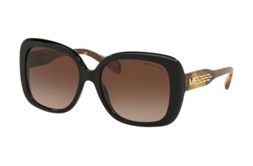 Image of Michael Kors MK2081F Sunglasses 300513-56 - Black Frame, Smoke Gradient Lenses