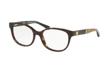 Image of Michael Kors MK4032F Progressive Prescription Eyeglasses 3180-51 - Dk Tortoise Frame