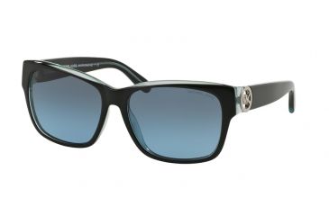 Image of Michael Kors MK6003F Progressive Prescription Sunglasses MK6003F-300117-58 - Lens Diameter 58 mm, Frame Color Black/Blue