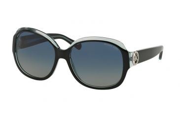 Image of Michael Kors MK6004F Single Vision Prescription Sunglasses MK6004F-30011H-59 - Lens Diameter 59 mm, Frame Color Black/Blue
