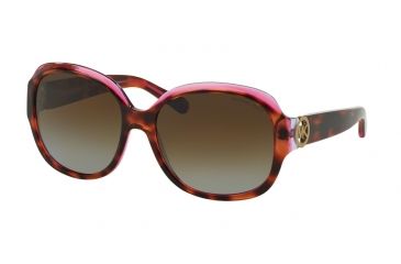 Image of Michael Kors MK6004F Single Vision Prescription Sunglasses MK6004F-3003T5-59 - Lens Diameter 59 mm, Frame Color Tortoise/Pink/Purple