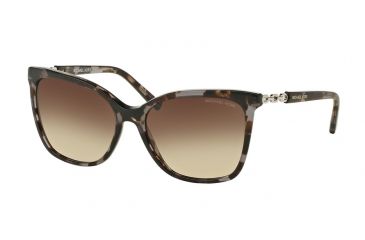 Image of Michael Kors MK6029F Progressive Prescription Sunglasses MK6029F-310713-56 - Lens Diameter 56 mm, Frame Color Black Tortoise/Silver