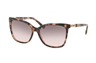 Image of Michael Kors MK6029F Progressive Prescription Sunglasses MK6029F-31085M-56 - Lens Diameter 56 mm, Frame Color Pink Tortoise/rose Gold