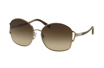 Image of Michael Kors PALM BEACH MK1004B Single Vision Prescription Sunglasses MK1004B-100313-58 - Lens Diameter 58 mm, Frame Color Gold