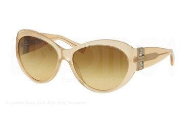 Image of Michael Kors PARIS MK2002MB Sunglasses 30252L-60 - Butter Cream Frame, Warm Brown Gradient Lenses