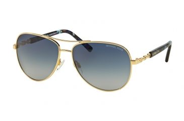 Image of Michael Kors SABINA III MK5014 Progressive Prescription Sunglasses MK5014-10244L-59 - Lens Diameter 59 mm, Frame Color Gold