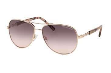 Image of Michael Kors SABINA III MK5014 Progressive Prescription Sunglasses MK5014-10265M-59 - Lens Diameter 59 mm, Frame Color Rose Gold