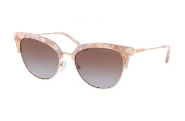 Image of Michael Kors SAVANNAH MK1033 Progressive Prescription Sunglasses, 54mm, Pastel Pink Mosaic/shiny Rose, MK1033-334168-54-PRO