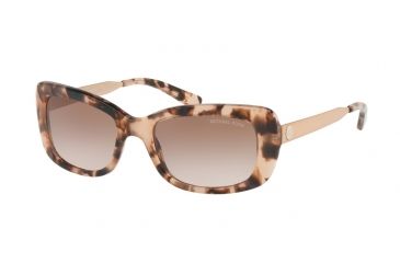 Image of Michael Kors SEVILLE MK2061 Sunglasses 316213-51 - Pink Tortoise Frame, Brown Peach Gradient Lenses
