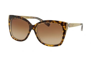 Image of Michael Kors TAORMINA F MK2006F Progressive Prescription Sunglasses MK2006F-303413-57 - Lens Diameter 57 mm, Frame Color Tortoise/Crystal