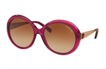 Image of Michael Kors WILLA I MK2015B Single Vision Prescription Sunglasses MK2015B-308713-58 - Lens Diameter 58 mm, Frame Color Fushcia/rose Gold