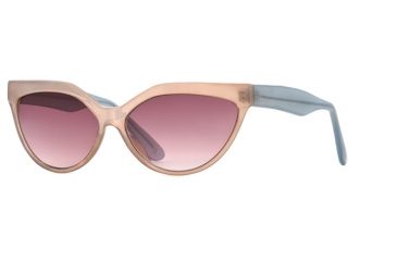 Image of Michael Stars MS Frenchie Flair SEMS FREN06 Progressive Prescription Sunglasses SEMS FREN065640 TN - Lens Diameter 57 mm, Frame Color Egg Shell