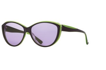 Image of Michael Stars MS Fresh Glam SEMS FRES06 Progressive Prescription Sunglasses SEMS FRES065835 PU - Lens Diameter 55 mm, Frame Color Eggplant