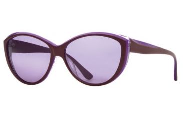 Image of Michael Stars MS Fresh Glam SEMS FRES06 Progressive Prescription Sunglasses SEMS FRES065835 BUR - Lens Diameter 55 mm, Frame Color Wild Grape