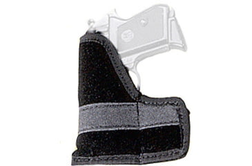 Image of Uncle Mike's OT Nylon Pocket Holster, Ambidextrous, Size 1, Black, 87441A