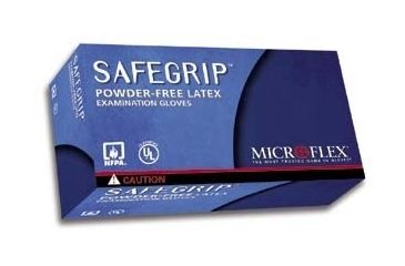 Image of Microflex Safegrip Powder-Free Latex Gloves, Microflex SG-375-M