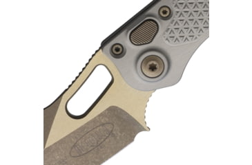 Image of Microtech Auto Stitch S/E Button Lock AP, MCT16913TTAPNC