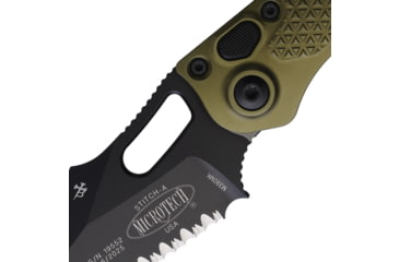 Image of Microtech Auto Stitch S/E Button Lock OD, MCT1693OD