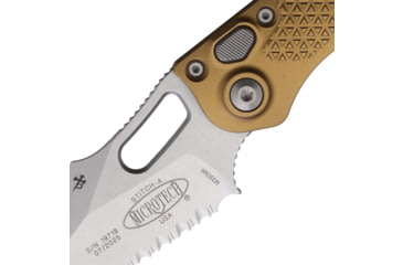 Image of Microtech Auto Stitch S/E Button Lock PS, MCT16911TA