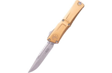 Image of Microtech Combat Troodon Gen III Apocalyptic Standard Signature Series 4in Folding Knife, Tan, 1217-10APTAS