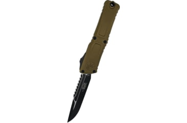 Image of Microtech Combat Troodon Gen III Interceptor Black Standard Signature Series 4in Folding Knife, Od Green, 1217-1ODS