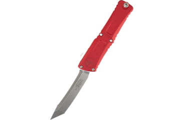 Image of Microtech Combat Troodon T/E Gen III Standard 4in Folding Knife, Red Stonewash, 1144-10RD