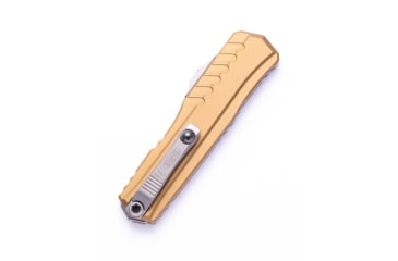 Image of Microtech Cypher II D/E Standard 3.55in Folding Knife, Tan, 1242-10TA