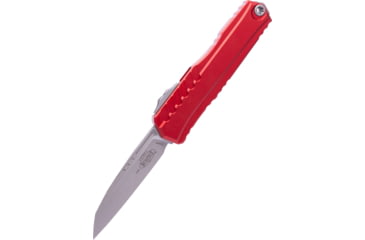 Image of Microtech Cypher II S/E Standard 3.55in Folding Knife, Red Apocalyptic, 1241-10APRD
