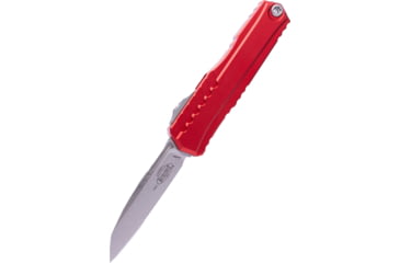 Image of Microtech Cypher II S/E Standard 3.55in Folding Knife, Red Stonewash, 1241-10RD