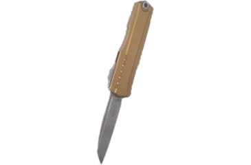 Image of Microtech Cypher II S/E Standard 3.55in Folding Knife, Tan Apocalyptic, 1241-10APTA