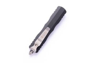 Image of Microtech Dirac D/E Apocalyptic Standard Full Serration 2.875in OTF Automatic Folding Knife, Black, 225-12AP