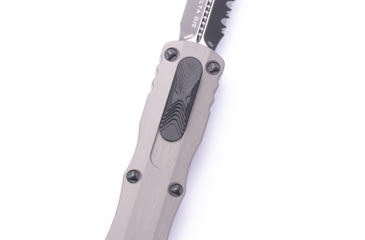 Image of Microtech Dirac Delta D/E Standard 3.75in Folding Knife, Natural Clear, Black, 227-3NC