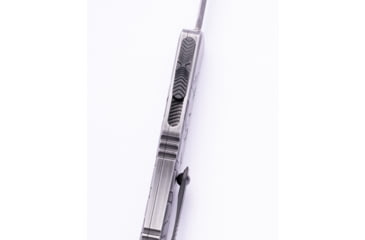 Image of Microtech Hera II Mini D/E Signature Series Brushed Metal Standard 2.9in Folding Knife, Bats, 1702M-1BMHWBAS
