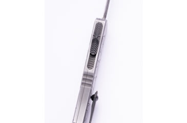 Image of Microtech Hera II Mini D/E Signature Series Brushed Metal Standard 2.9in Folding Knife, Mummy Wrap, 1702M-1BMHWMYS