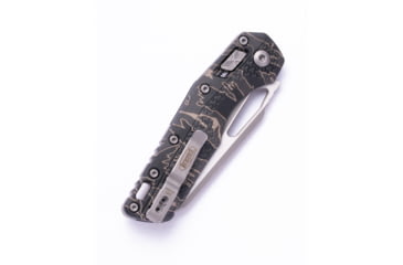 Image of Microtech MSI S/E Apocalyptic Full Serrate Polymer 3.88in Folding Knife, Tiger Stripe Camo, 210T-12APPMTSC