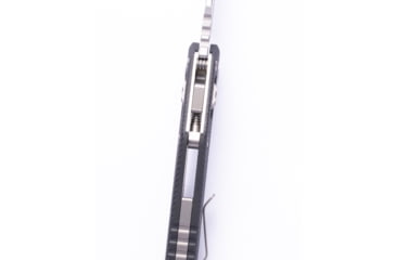 Image of Microtech MSI S/E Fluted G-10 Stonewash Partial Serrated 3.88in Folding Knife, Black, 210-11FLGTBK