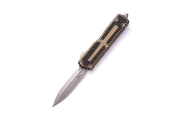 Image of Microtech Scarab II Gen III D/E Apocalyptic Standard 3.95in Automatic Folding Knife, Double-Action OTF, OD Green, 1280-10APOD