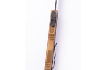 Image of Microtech Scarab II Gen III S/E Part Serrate 3.95in Automatic Folding Knife, Double-Action OTF, Tan/Black, 1278-2TA
