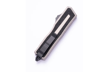 Image of Microtech Scarab II Gen III T/E Black Part Serrate 3.95in Folding Knife, Natural Clear, 1279-2NC