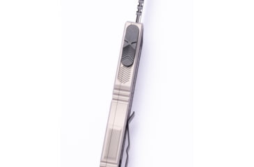 Image of Microtech Scarab II Gen III T/E Black Part Serrate 3.95in Folding Knife, Natural Clear, 1279-2NC