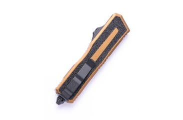 Image of Microtech Scarab II Gen III T/E Black Standard 3.95in Folding Knife, Tan, 1279-1TA