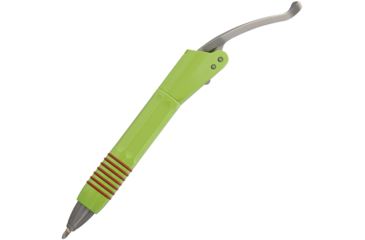 Image of Microtech Siphon Pen II Lime Green Folding Knife, Handle MCT401SSLG