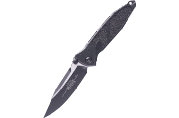 Image of Microtech Socom Elite S/E-M Manual Drop Point Non-Serrated Tactical Standard 4in Folding Knife, Black, 160-1T