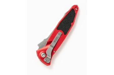 Image of Microtech Socom Elite T/E-Auto Stonewash Standard 4.05in Automatic Folding Knife, Automatic Folder, Red, 161A-10RD