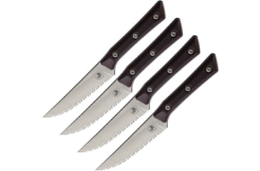 Image of Microtech Steak Knife Set Black Cherry, MCT360012SETBC
